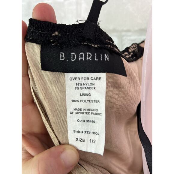 NWT B Darlin Macy’s Black Lace Bodycon Mini Dress - Picture 12 of 12